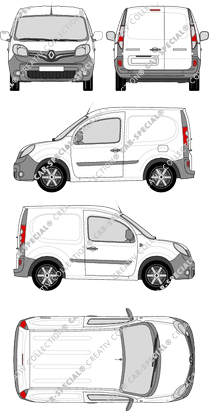 Renault Kangoo Rapid, Rapid Compact, fourgon, Rear Wing Doors (2013)