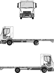 Renault D-Truck Chasis para superestructuras, desde 2013 (Rena_520)