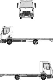 Renault D-Truck, Chassis for superstructures, Day Cab (2013)