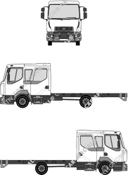 Renault D-Truck, Fahrgestell für Aufbauten, Crew Cab (2013)