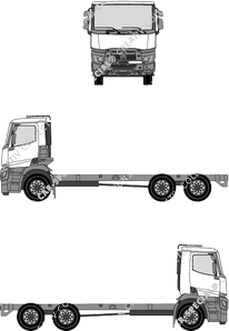 Renault C-Truck 2500 mm Breite, 2500 mm Breite, Fahrgestell für Aufbauten, Day Cab (2013)