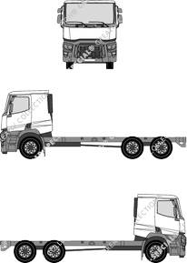 Renault C-Truck 2500 mm Breite, 2500 mm Breite, Fahrgestell für Aufbauten, Night & Day Cab (2013)