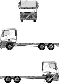 Renault C-Truck 2500 mm di larghezza, 2500 mm Breite, Châssis pour superstructures, Night & Day Cab (2013)