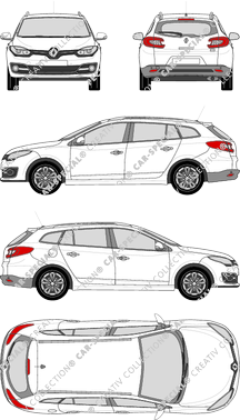 Renault Mégane combi, 2014–2016 (Rena_541)