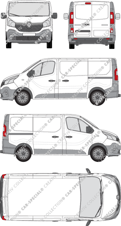 Renault Trafic furgone, 2014–2019 (Rena_544)