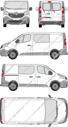 Renault Trafic Kastenwagen, 2014–2019 (Rena_547)