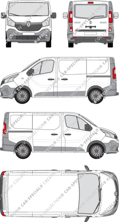 Renault Trafic Kastenwagen, 2014–2019 (Rena_552)