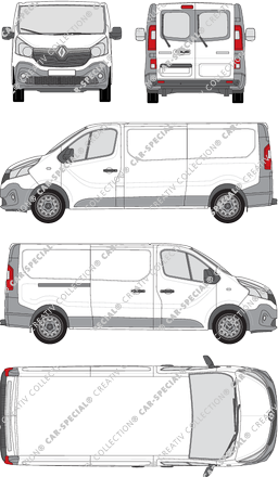 Renault Trafic Kastenwagen, 2014–2019 (Rena_563)