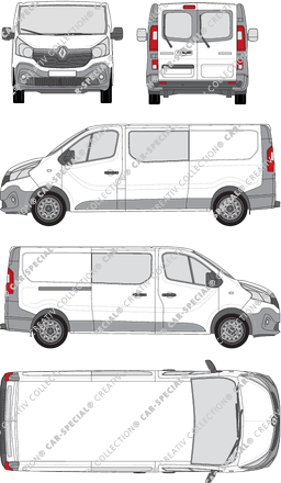 Renault Trafic Kastenwagen, 2014–2019 (Rena_565)