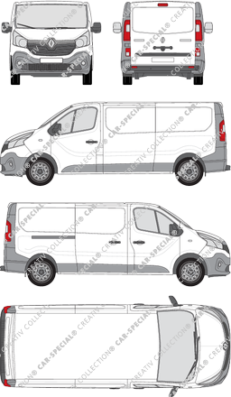 Renault Trafic Kastenwagen, 2014–2019 (Rena_567)