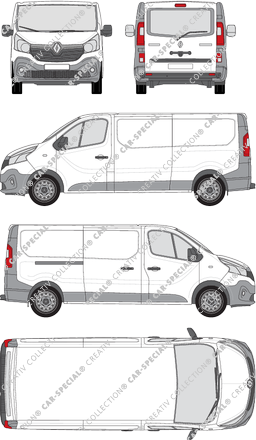 Renault Trafic Kastenwagen, 2014–2019 (Rena_569)