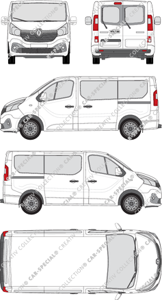 Renault Trafic, 2014–2019 (Rena_580)