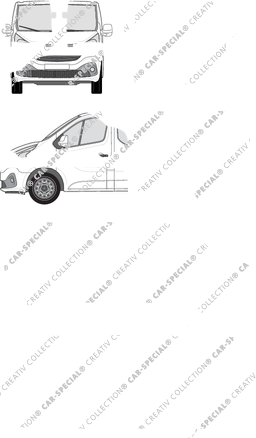 Renault Trafic camionnette, 2014–2019 (Rena_582)