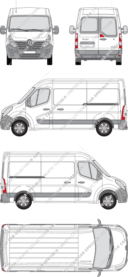 Renault Master, 2014–2019 (Rena_596)