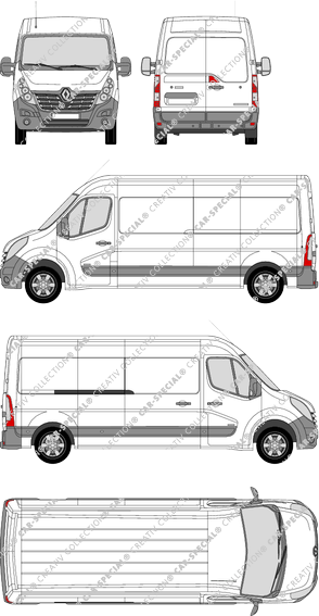 Renault Master Kastenwagen, 2014–2019 (Rena_603)