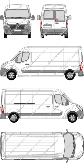 Renault Master Kastenwagen, 2014–2019 (Rena_605)