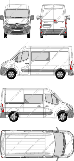 Renault Master Kastenwagen, 2014–2019 (Rena_635)