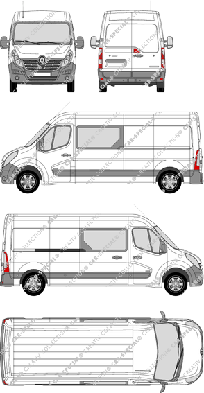 Renault Master fourgon, 2014–2019 (Rena_639)