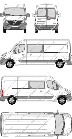 Renault Master furgón, 2014–2019 (Rena_642)