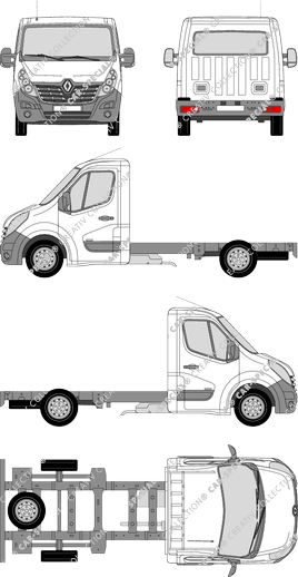 Renault Master Chasis para superestructuras, 2014–2019 (Rena_648)