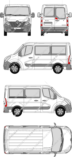 Renault Master, camionnette, L1H1, 1 Sliding Door (2014)