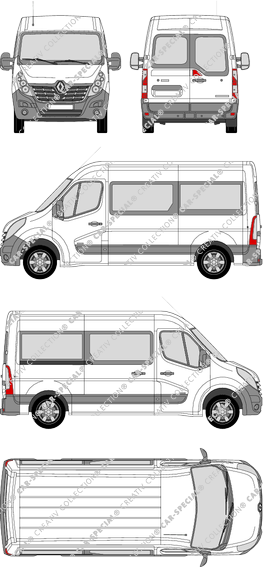 Renault Master microbús, 2014–2019 (Rena_672)