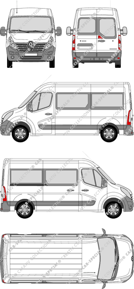 Renault Master camionnette, 2014–2019 (Rena_672)