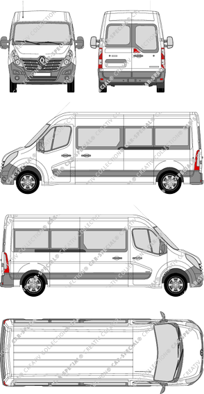 Renault Master camionnette, 2014–2019 (Rena_675)