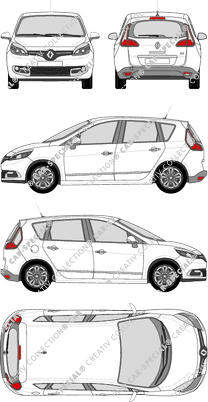Renault Scénic, 2013–2016 (Rena_676)