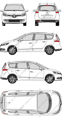 Renault Scénic, 2013–2016 (Rena_677)