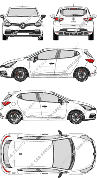 Renault Clio RS, RS, Kombilimousine, 5 Doors (2012)