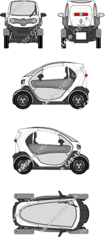 Renault Twizy Coupé, from 2013 (Rena_685)
