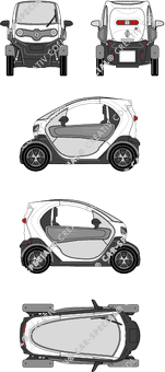 Renault Twizy, 2013–2019 (Rena_685)
