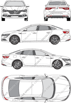 Renault Talisman Limousine, 2016–2022 (Rena_686)