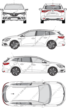 Renault Mégane Grandtour, 2016–2020 (Rena_690)