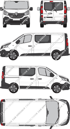 Renault Trafic van/transporter, 2019–2021 (Rena_711)