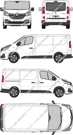 Renault Trafic van/transporter, 2019–2021 (Rena_713)