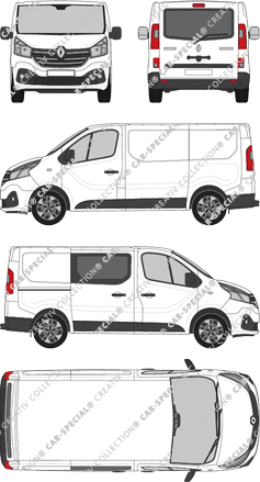 Renault Trafic furgone, 2019–2021 (Rena_715)