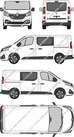 Renault Trafic furgone, 2019–2021 (Rena_718)