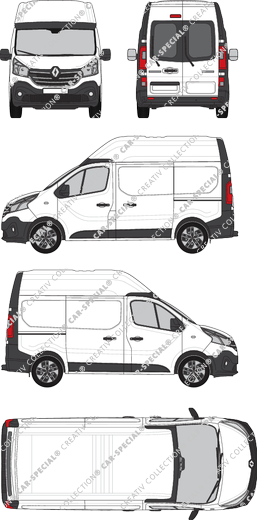 Renault Trafic furgone, 2019–2021 (Rena_722)