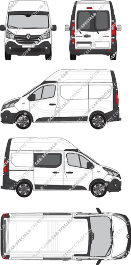 Renault Trafic Kastenwagen, 2019–2021 (Rena_723)