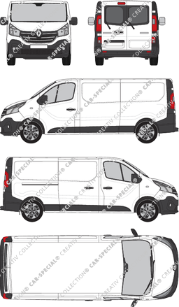 Renault Trafic Kastenwagen, 2019–2021 (Rena_730)