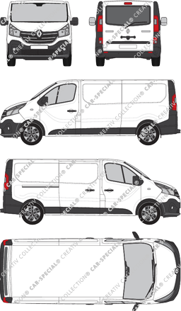 Renault Trafic van/transporter, 2019–2021 (Rena_736)