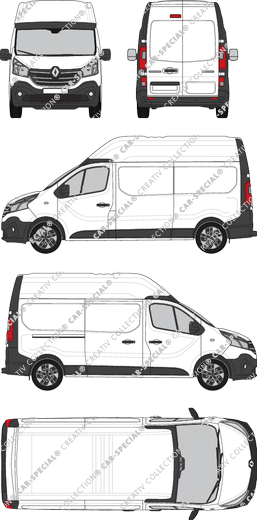 Renault Trafic furgone, 2019–2021 (Rena_742)