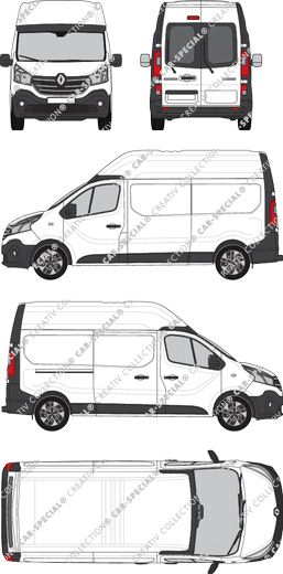 Renault Trafic furgone, 2019–2021 (Rena_744)