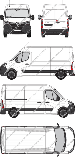 Renault Master van/transporter, current (since 2019) (Rena_775)