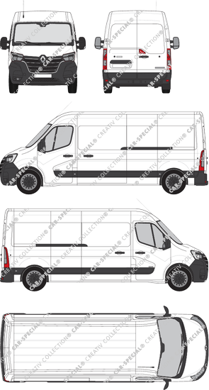 Renault Master van/transporter, current (since 2019) (Rena_792)