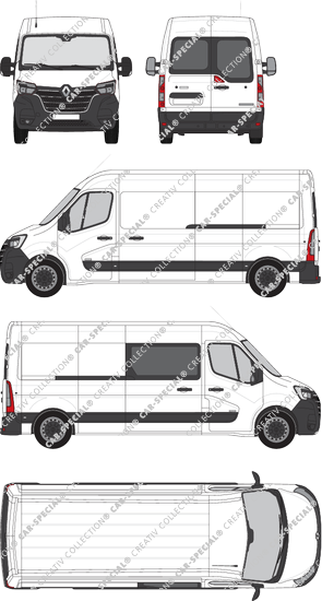 Renault Master van/transporter, current (since 2019) (Rena_796)
