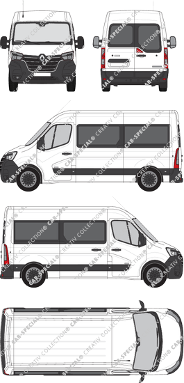 Renault Master microbús, actual (desde 2019) (Rena_843)