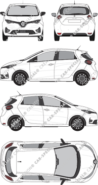 Renault ZOE, 2019–2024 (Rena_847)